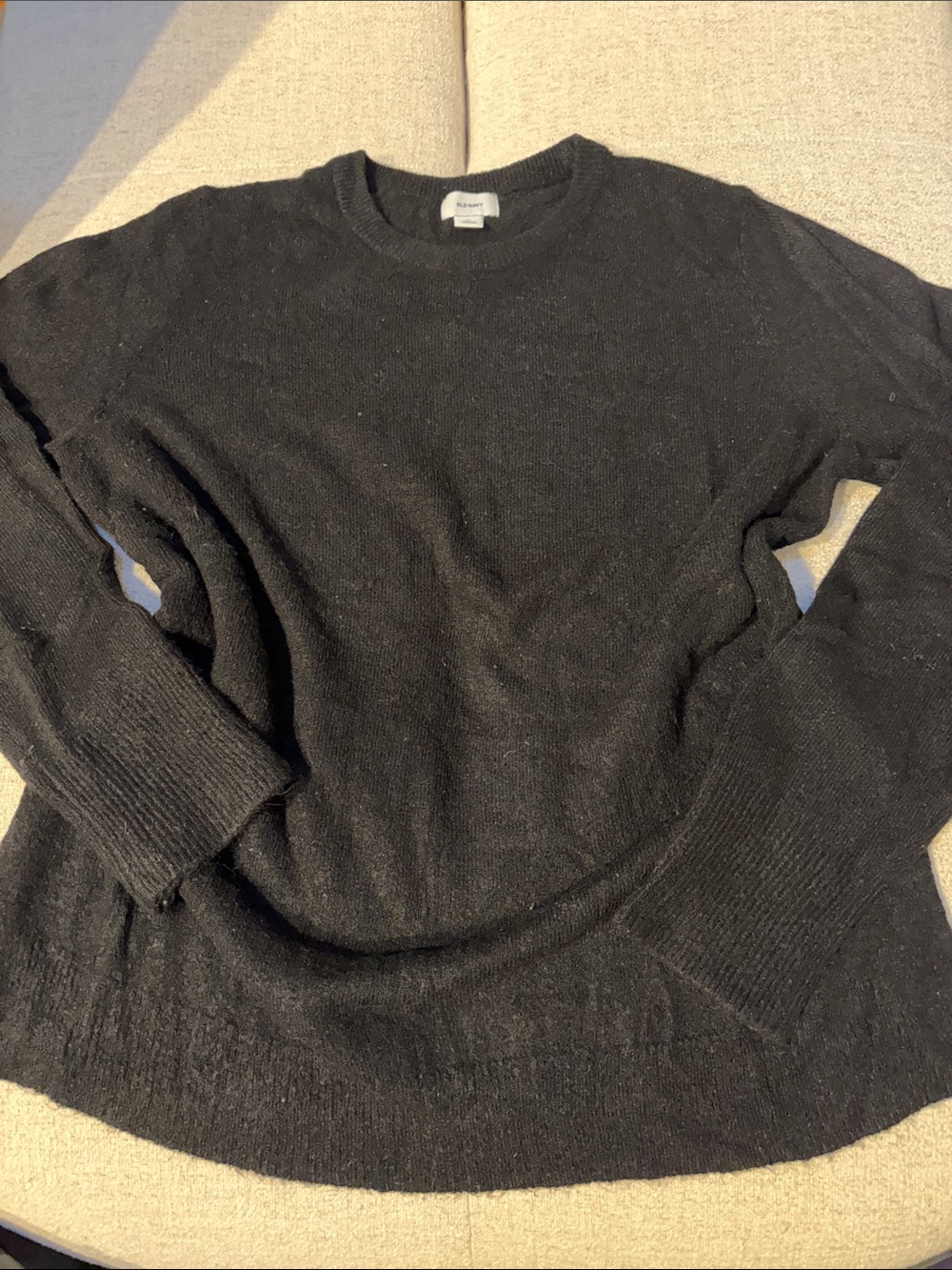 Old Navy Black Woman’s Crewneck Sweater